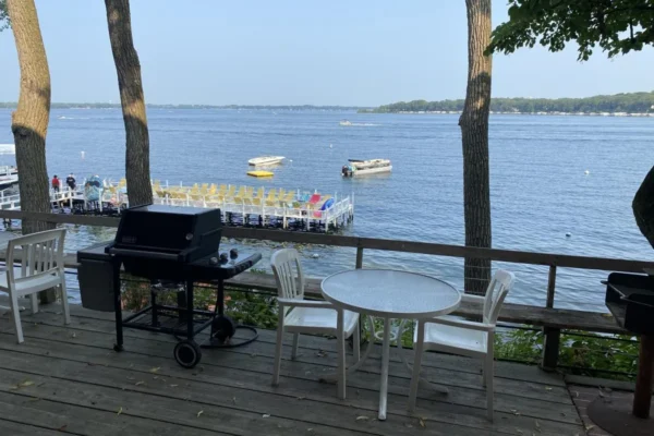 View of West Lake Okoboji from the Patio