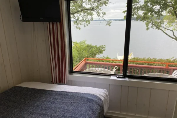 View from the lake side bedroom