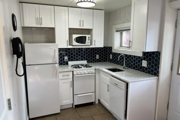 View of the kitchen