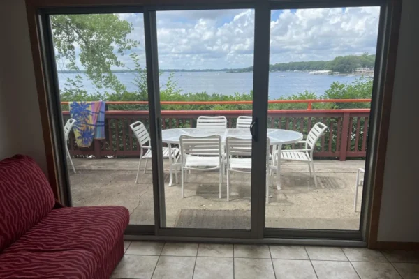 View from inside of the unit