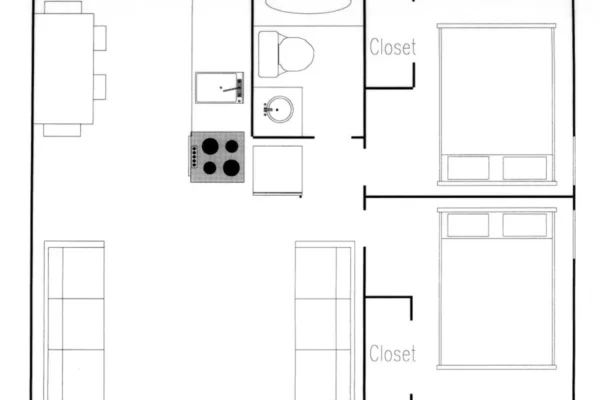 Floorplan for 152 and 153