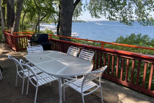View of the Lake and the Patio