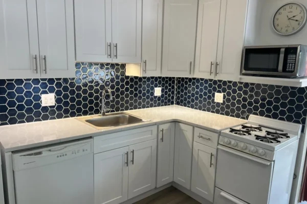 View of the kitchen