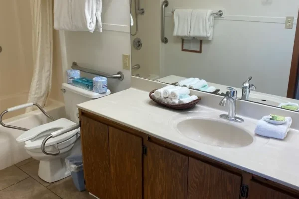 View of the bathroom