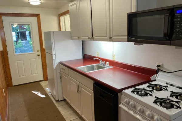 View of the kitchen